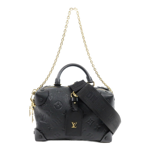 LOUIS VUITTON Monogram Empreinte Petite金扣手挽肩背兩用袋