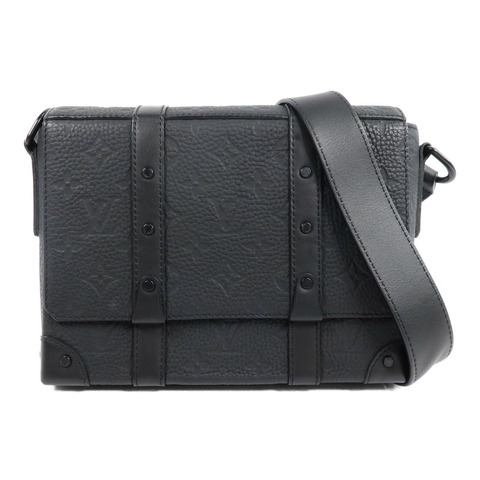 LOUIS VUITTON Monogram Taurillon Trunk Messenger Bag肩背袋