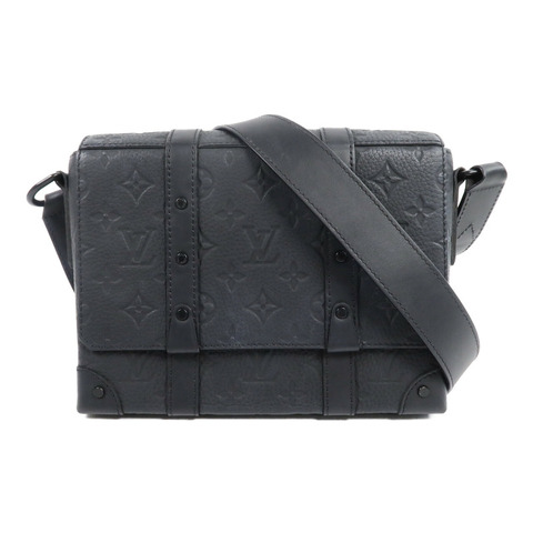 LOUIS VUITTON Monogram Taurillon Trunk Messenger Bag肩背袋