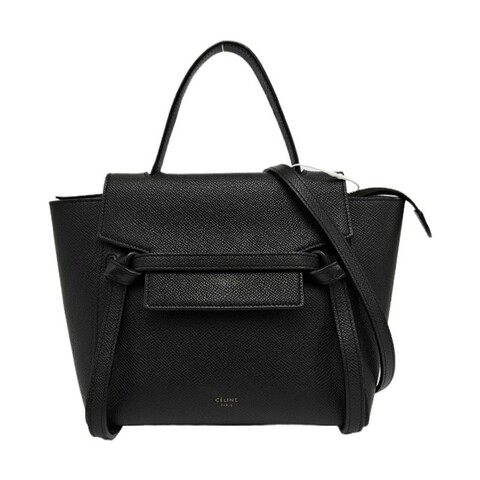 Celine NANO BELT BAG黑色鲶魚單肩斜背包