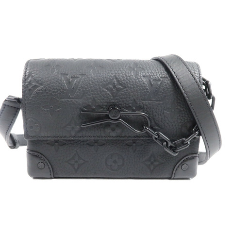 LOUIS VUITTON Monogram Taurillon Steamer Wearable Wallet扣肩背袋
