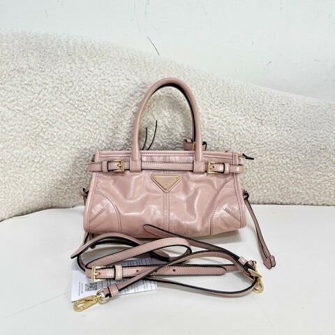 Prada  Bonnie 粉紅色mini手提包單肩斜背包