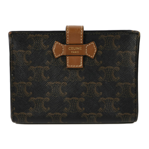 CELINE 帆布Triomphe Wallet錢包