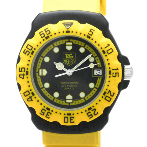TAG HEUER 豪雅一級方程式不鏽鋼橡膠石英男士腕錶 380.513