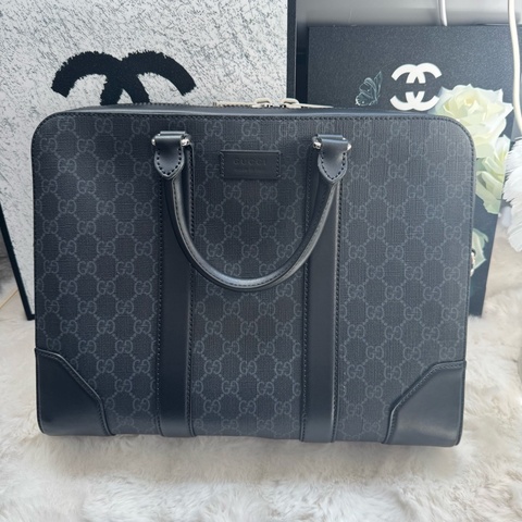 Gucci古馳/黑色公文包