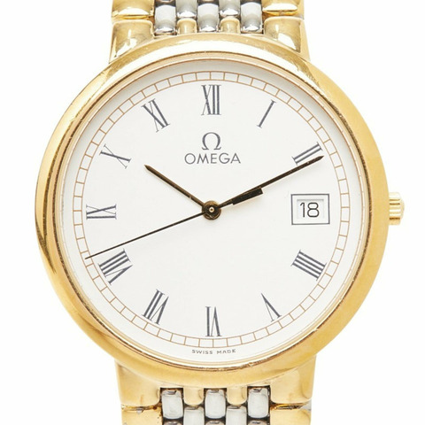歐米茄碟飛系列石英腕錶 白色錶盤 不鏽鋼 女士 OMEGA