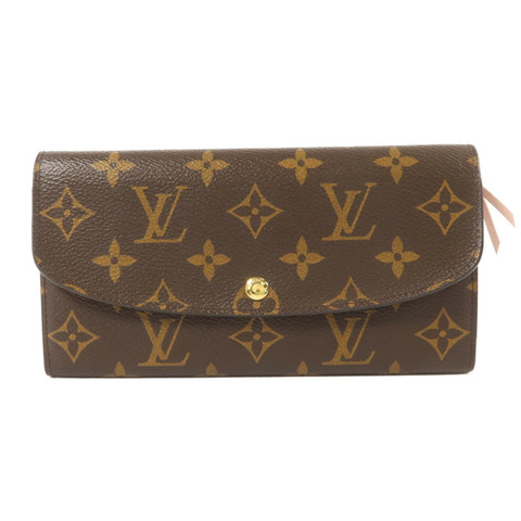 LOUIS VUITTON Monogram Emilie金扣長錢包