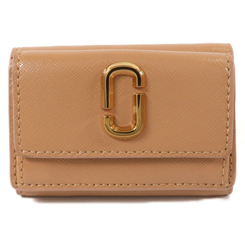 MARC JACOBS 牛皮皮革Snapshot Mini Trifold Wallet錢包