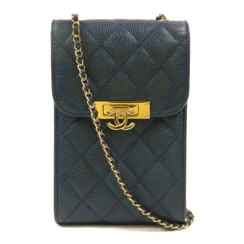 CHANEL 牛皮皮革Phone Holder With Chain肩背袋