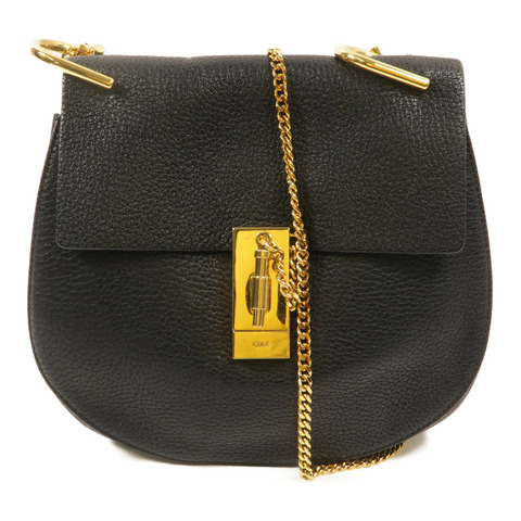 Chloe 牛皮皮革Shoulder Bag鏈帶肩背袋