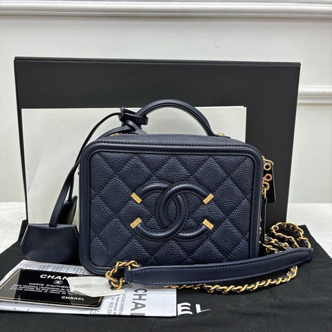 Chanel 相機包海軍藍 Vanity case