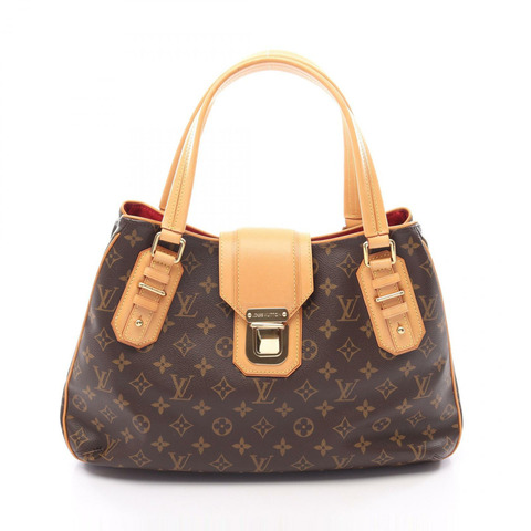 路易威登 Griet 單肩手提包 M55210 Monogram 皮革棕色二手 LV