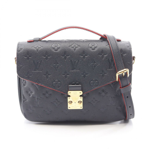 路易威登 Pochette Metis 單肩斜背包 M44071 皮革海軍藍二手