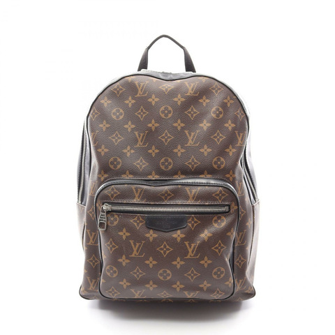 路易威登 Josh 雙肩包 M41530 Monogram 帆布棕色馬卡薩皮革