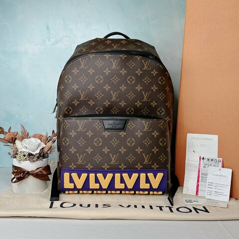 LV 全新Discovery老花後背包