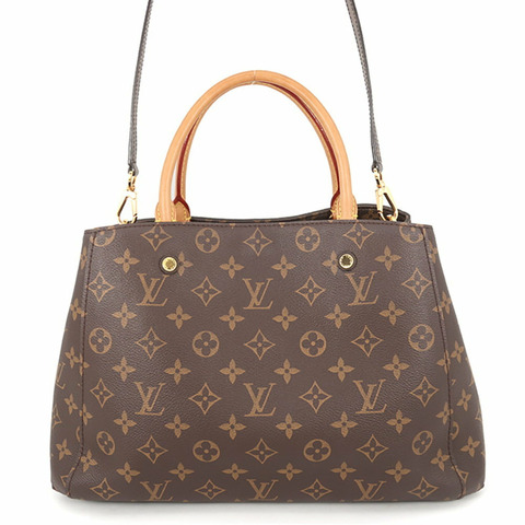 路易威登 Monogram Montaigne MM 手提包 M41056 路易威登兩用單肩包 女士