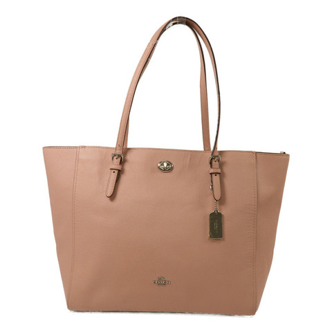 COACH 牛皮皮革Shoulder Tote肩背袋