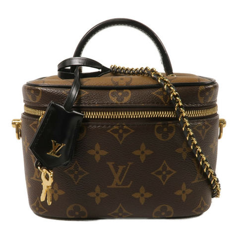 LOUIS VUITTON Monogram Reverse Vanity PM手挽肩背兩用袋