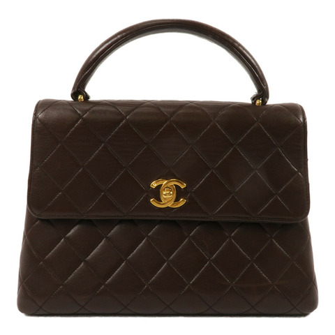 CHANEL 羊皮皮革Vintage Top Handle Handbag手挽袋