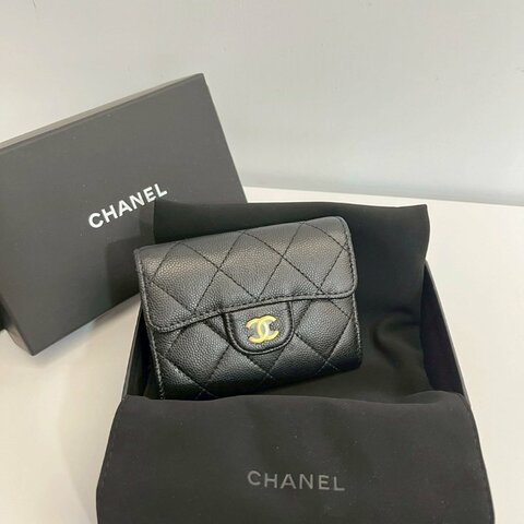 Chanel 雙層零錢 卡包 晶片款