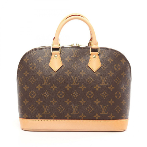 路易威登 Alma PM 手提包 M51130 Monogram 帆布皮革棕色二手女士 LV