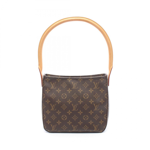 路易威登 Looping MM 單肩包 M51146 Monogram 帆布棕色二手女士 LV