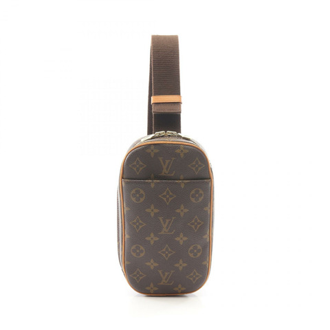 路易威登 Pochette Gange 腰包 M51870 Monogram 帆布皮革 二手