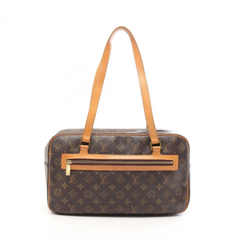 路易威登 Cite GM 單肩包 M51181 Monogram 帆布皮革棕色二手 LV