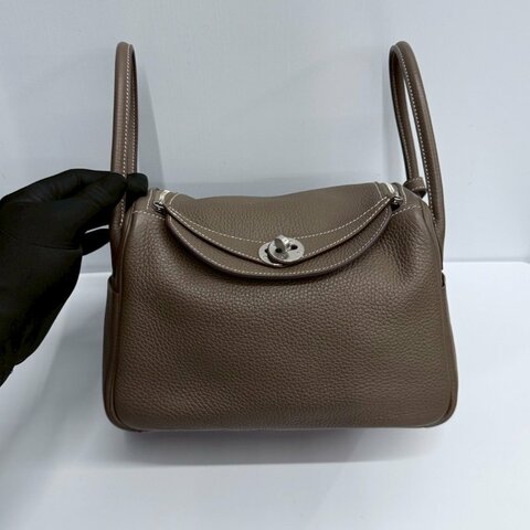 Hermes Lindy26 大象灰銀釦 Y刻 全配膠膜在 98新