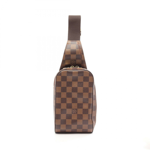 路易威登 Geronimos 腰包 N51994 Damier 棕色 Ebene 二手男女通用款 LV
