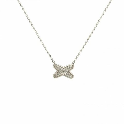CHAUMET 18K白金鑽石Liens緣系一生系列項鏈