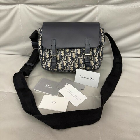 Dior Oblique老花郵差包