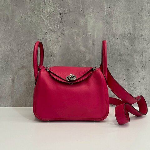 Hermes Mini Lindy 銀釦