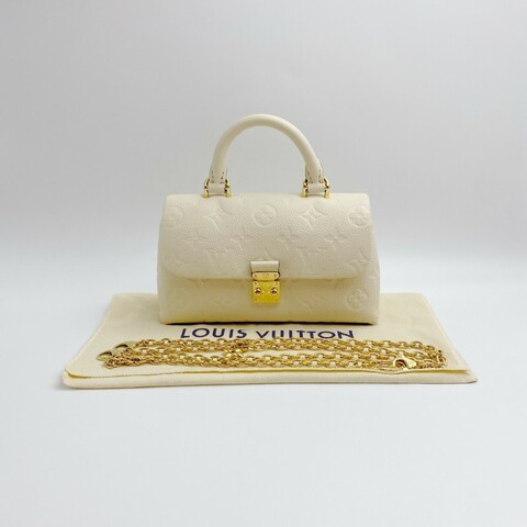 Louis Vuitton 路易威登 LV Madeleine 瑪德琳 Nano 奶白色 晶片款
