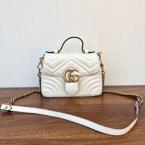 Gucci古馳 手提斜跨馬蒙 小號郵差包