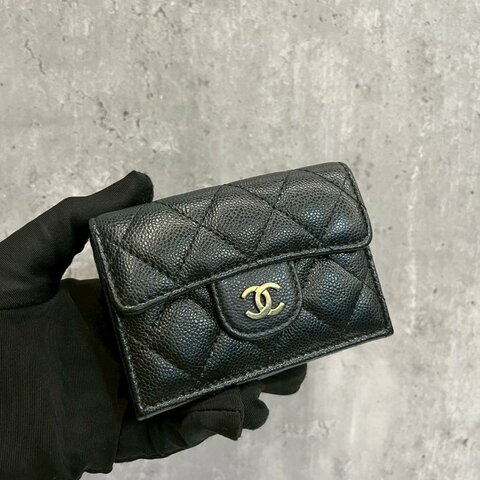 Chanel Mini 三摺短夾 晶片款