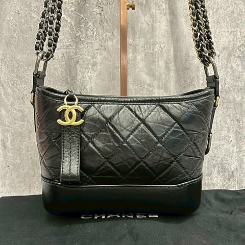 Chanel Hobo 流浪包 小號 黑金