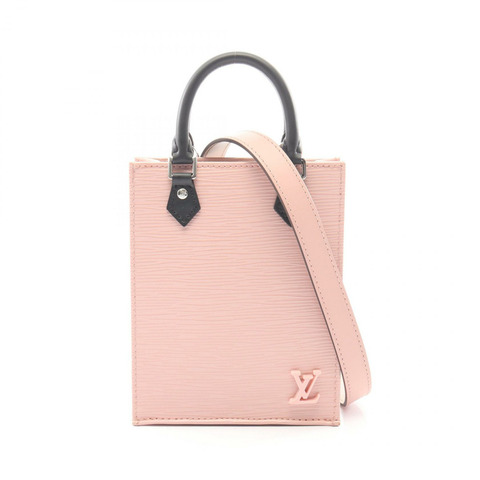 路易威登 Petite Sac Plat 單肩手提包 M69575 Epi 皮革 粉紅色 二手 LV