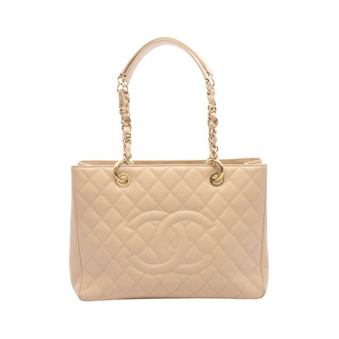 香奈兒 (CHANEL) Matelasse Grand Shopping GST 鏈條手提單肩包 A50995 皮革 二手