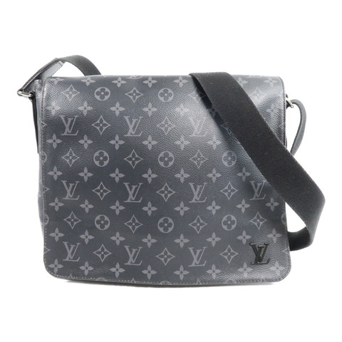 LOUIS VUITTON Monogram Eclipse District MM NM肩背袋