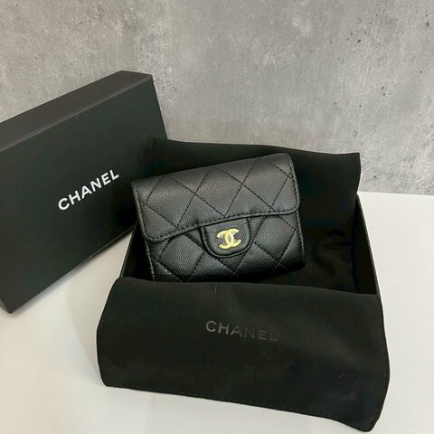 Chanel 雙層零錢 卡包 晶片款