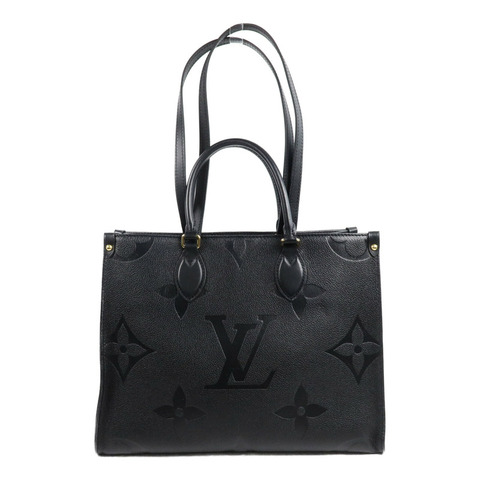 LOUIS VUITTON Monogram Empreinte On The Go MM手挽肩背兩用袋