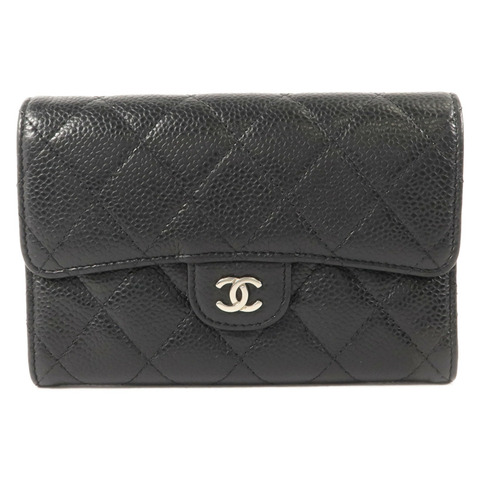 CHANEL 牛皮皮革Classic Flap Wallet錢包