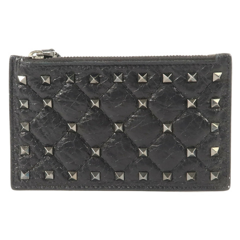 Valentino 牛皮皮革Rockstud Spike Card Case卡片套