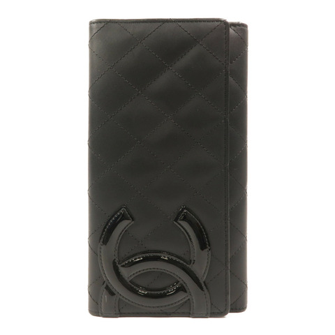 CHANEL 牛皮皮革Cambon Long Wallet長錢包