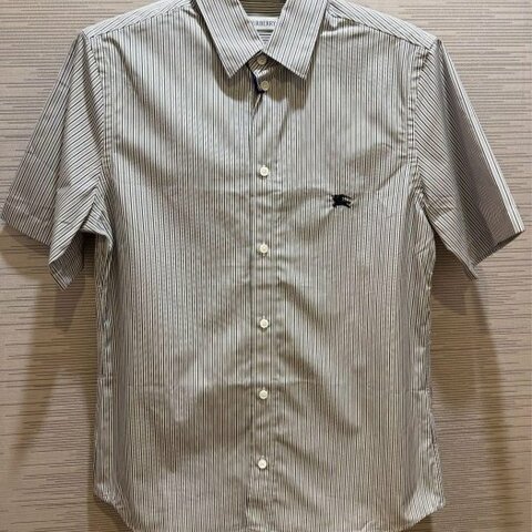 💎Han's house精品服飾💎BURBERRY 刺繡 戰馬 短 襯衫 現貨 S