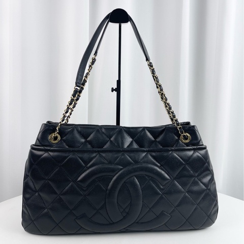 Chanel 牛皮 托特 底長約40cm