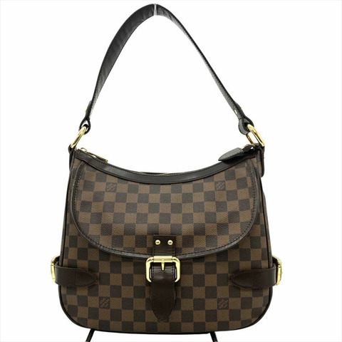 Louis Vuitton Highbury 單肩包，Damier Ebene，N51200，棕色配金色五金，DU5017，男/女。