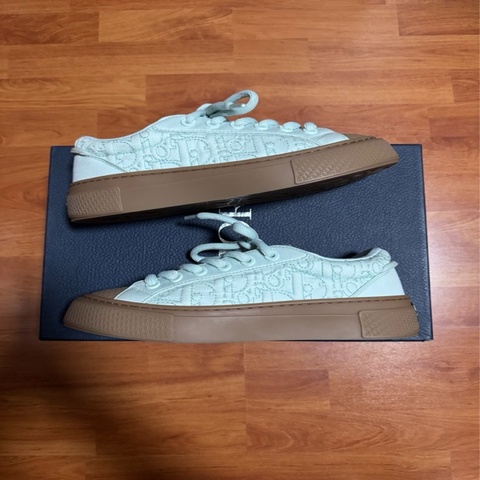 STONE ISLAND x DIOR迪奧B33厚底鞋 低幫板鞋 綠41碼