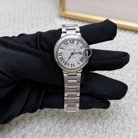 Cartier 卡地亞 WSBB0044藍氣球系列白盤女士自動機械表 表徑33mm 已延保至2029